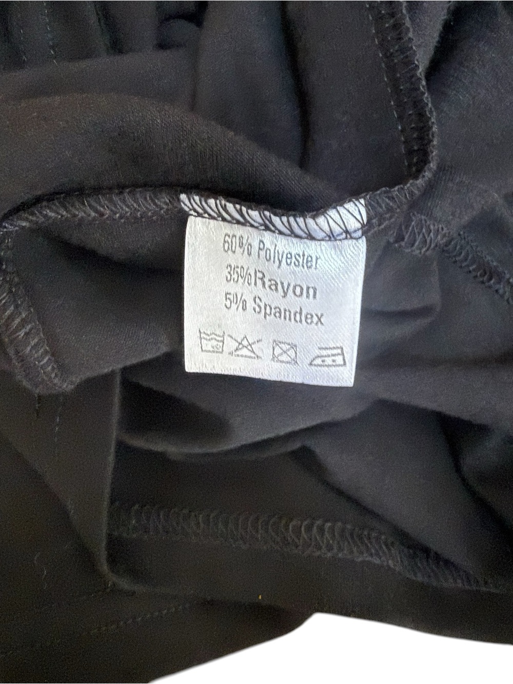 NWT Women’s Black 3/4 Sleeve Crewneck Tee! Large! NEW! - Picture 7 of 7
